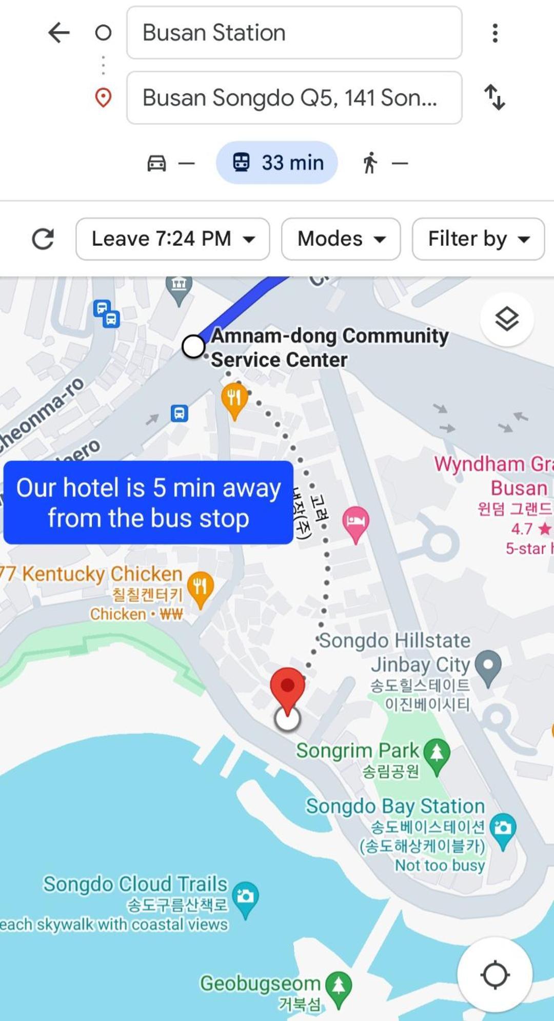 Q5 Hotel Busan Songdo Eksteriør billede