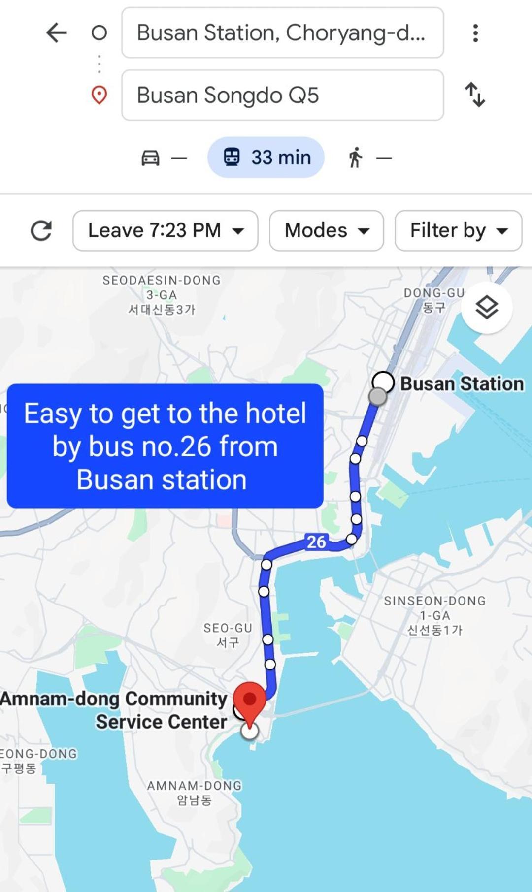 Q5 Hotel Busan Songdo Eksteriør billede